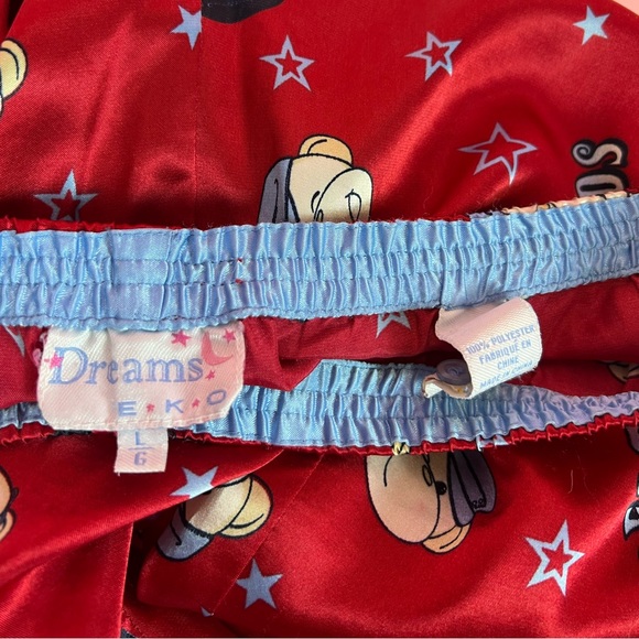 ❌SOLD❌ Y2K Monkey “Best Friends” Silky P.J. Bottoms - Picture 5 of 6